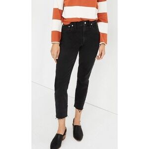 Madewell Women's‎ The High-Rise Slim Boyjean in Lunar Wash Size 27